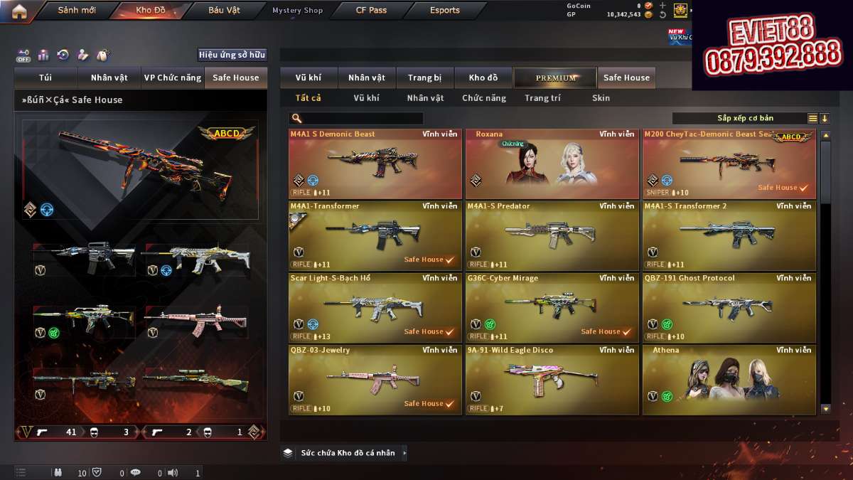 shop acc cf uy tin gia re